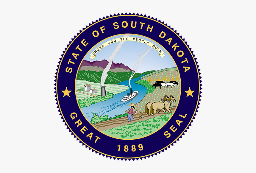 South Dakota State Seal Png - Label, Transparent Png