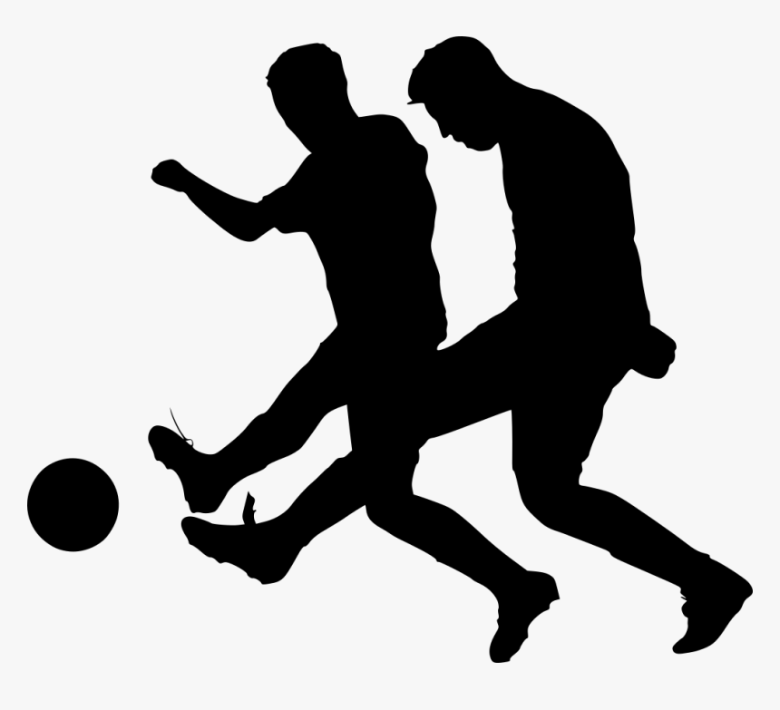 Football Soccer Silhouette 5 - Illustration, HD Png Download