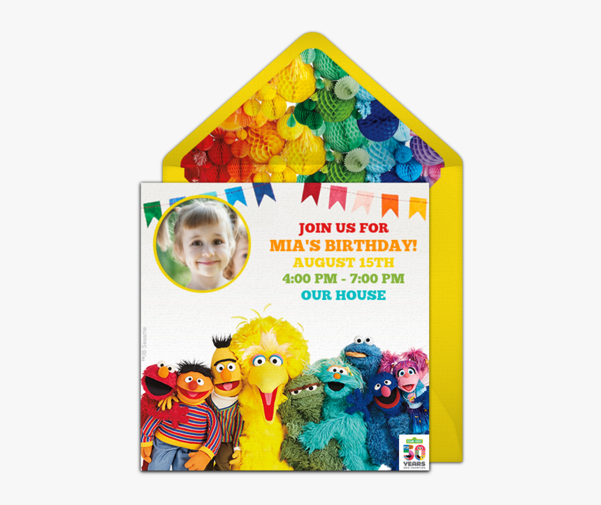 Sesame Street Turns 50, HD Png Download