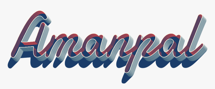 Amanpal 3d Letter Png Name - Graphic Design, Transparent Png