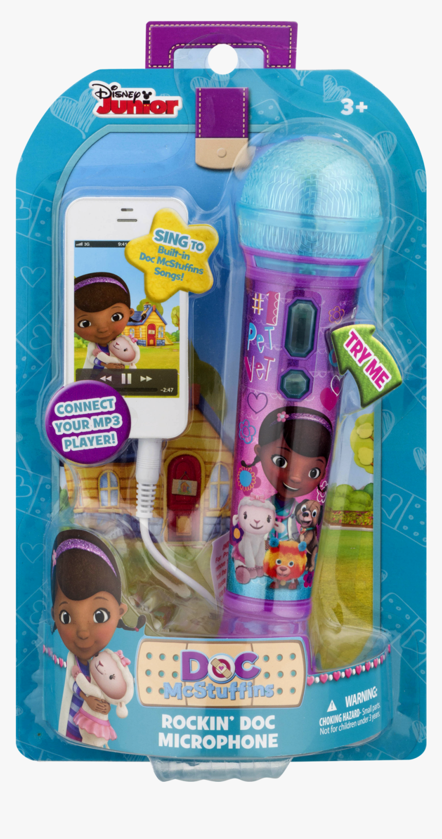Disney Junior Rocking Doc Microphone Blue, HD Png Download