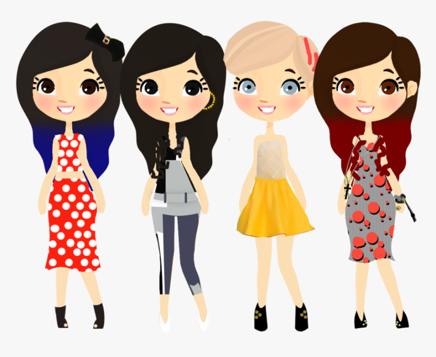 Dolls V Anime Dolls, Kawaii Girl, Pencil Illustration, - Dibujos De Kawaii La Familia, HD Png Download
