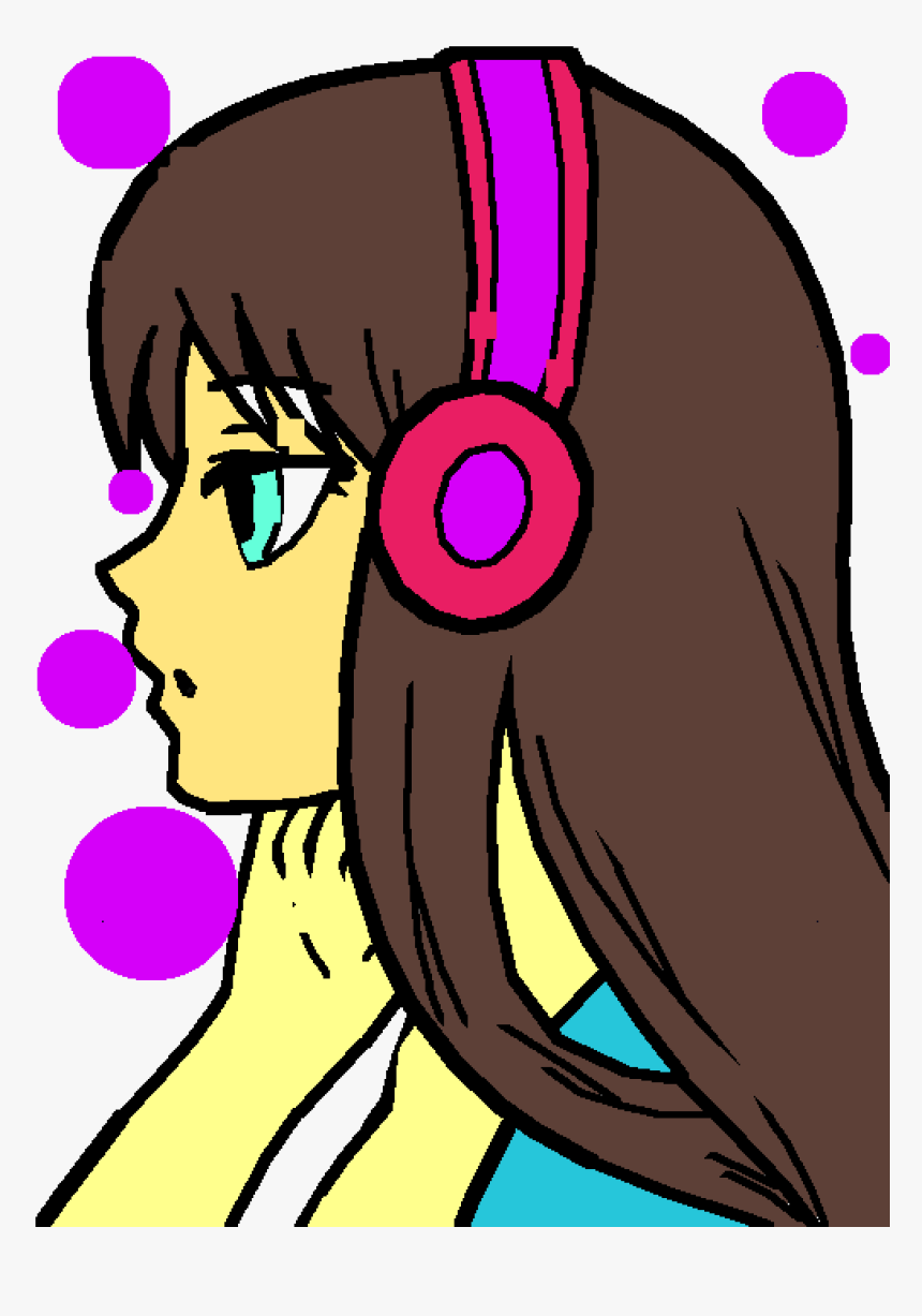 Girl Who Loves Music, HD Png Download