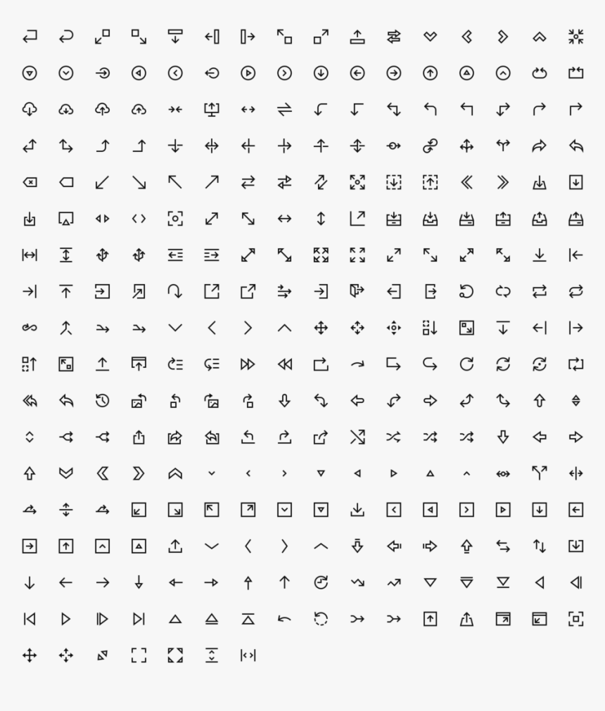 Transparent White Arrow Icon Png - Word Search, Png Download