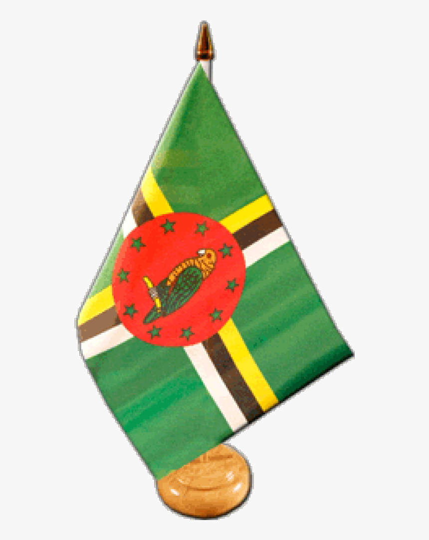 Dominica Table Flag - Illustration, HD Png Download