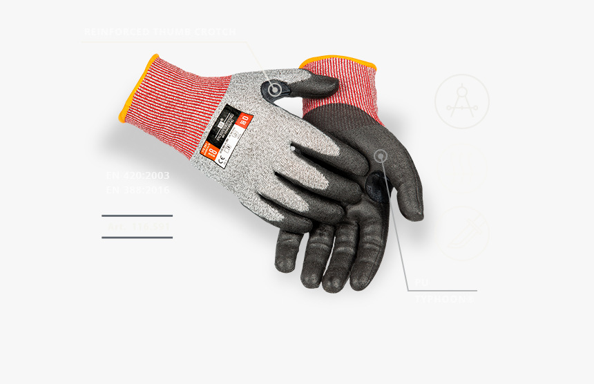 Safety Glove, HD Png Download
