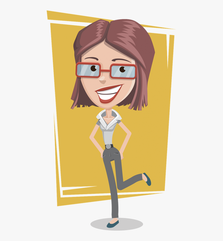 Girl Glasses Smart - Funny Secret Santa Hr Gifts, HD Png Download