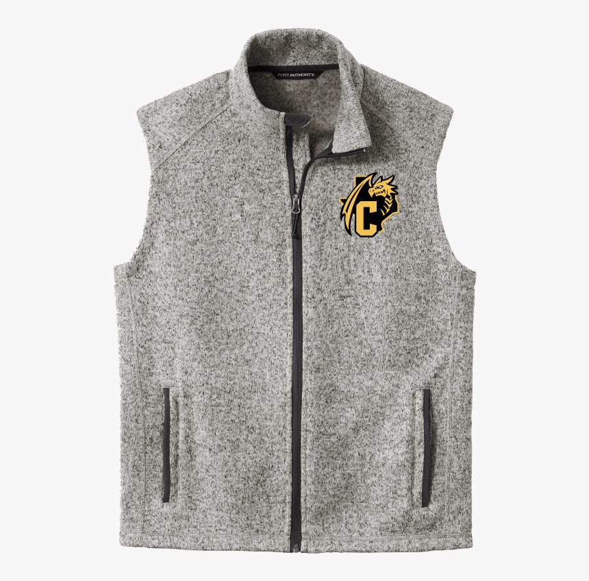 Grey Fleece Vest Mens, HD Png Download