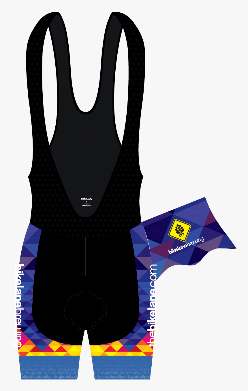 The Bike Lane Bib Shorts 
 Class - Vest, HD Png Download