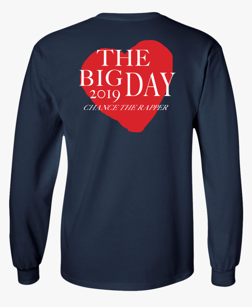 Ctr Tbd Friday Heart Navy Ls Mock Back Web - Long-sleeved T-shirt, HD Png Download