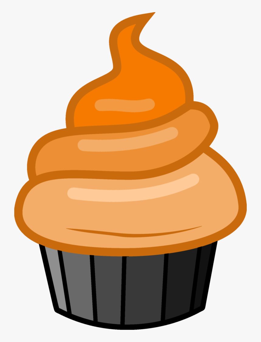 Orange Rainbow Cupcake By Magicdog93 Cupcake Png, Rainbow - Mlp Luna Cupcake, Transparent Png