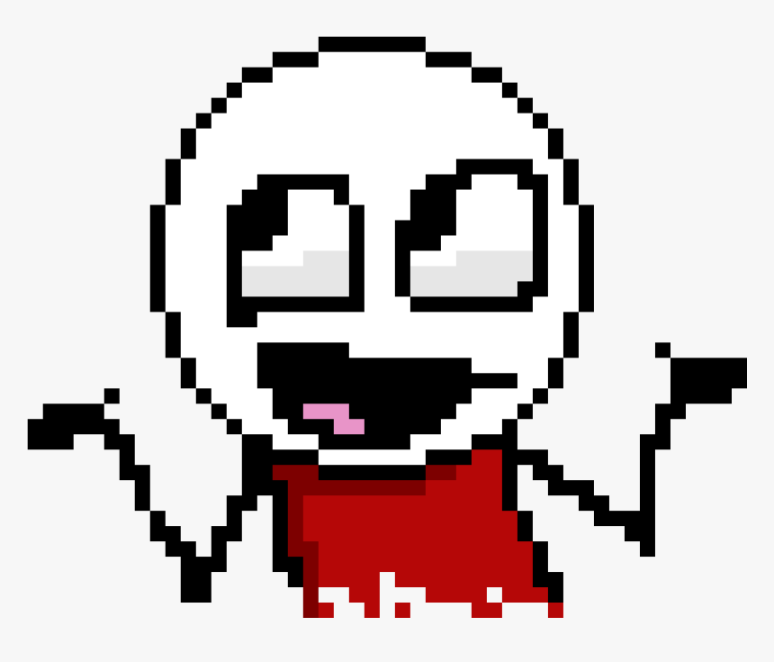 Profile Pic By Jar06 - Sans Face Pixel Art, HD Png Download