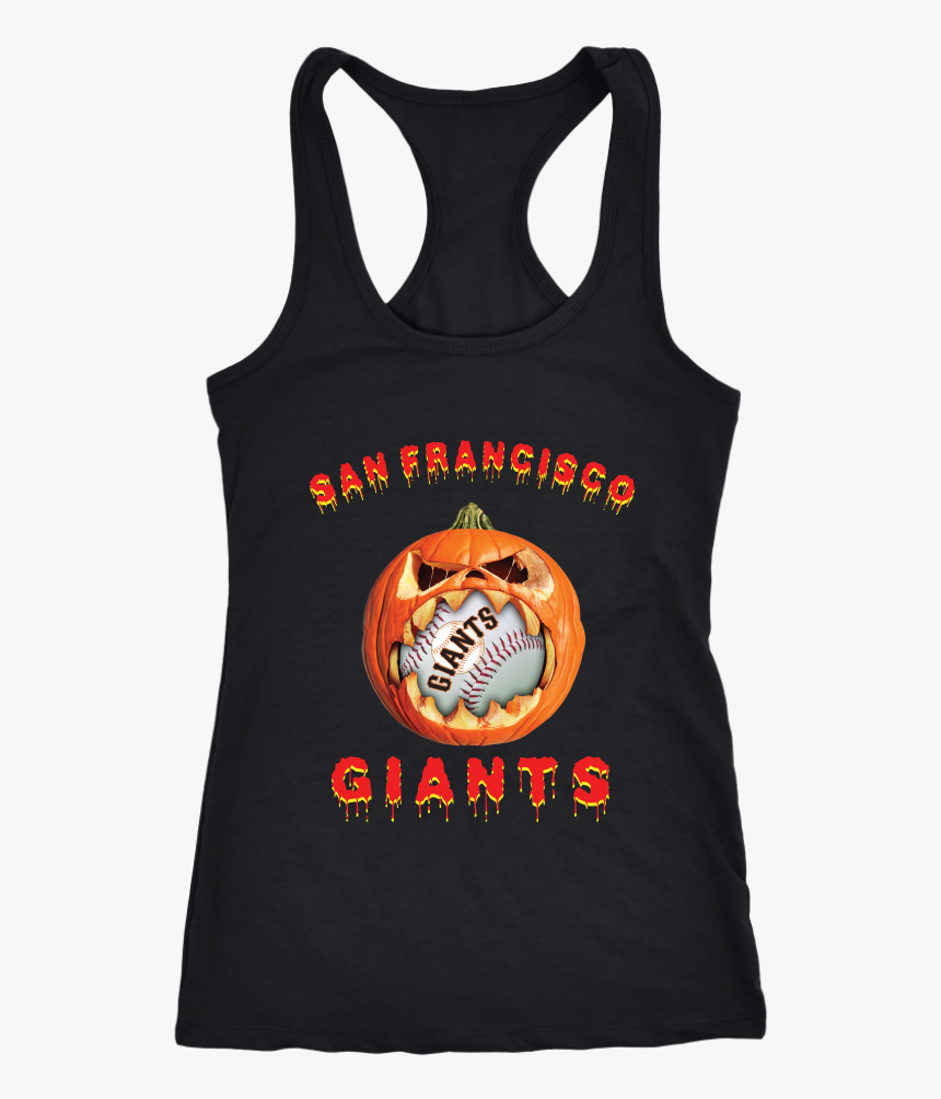 Mlb Halloween Pumpkin San Francisco Giants Baseball - Sleeveless Shirt, HD Png Download