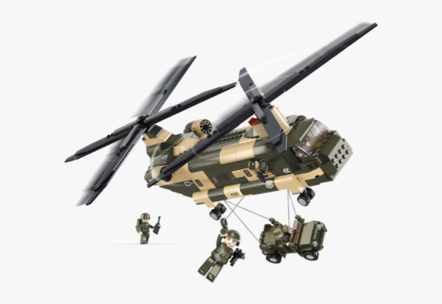 Sluban Army - Helicopter - Sluban Chinook, HD Png Download