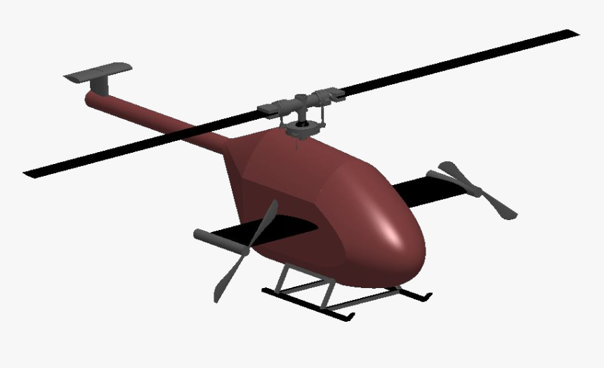 Compound Rotary Wing Unmanned Aerial Vehicle - Rotary Wing Unmanned Aerial Vehicle, HD Png Download