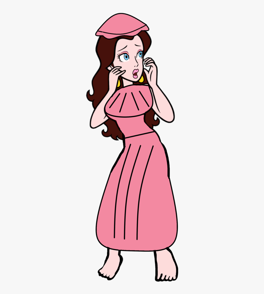 Peach Pj& - Mario Pauline Wedding Dress, HD Png Download