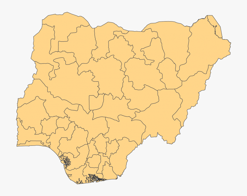 [shapefile] Nigeria - Nigeria Black And White, HD Png Download