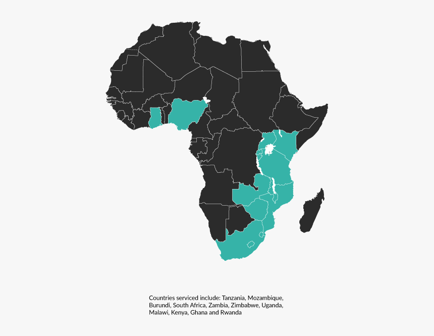 Africa 02 - Vector Africa Map, HD Png Download