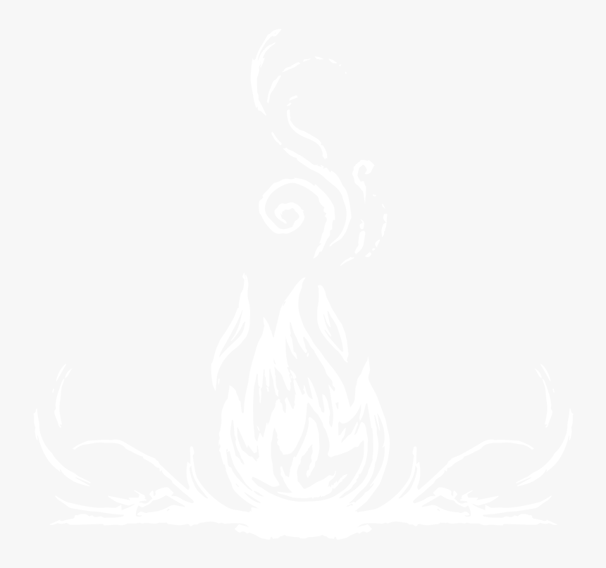 Flameartwhite - Illustration, HD Png Download