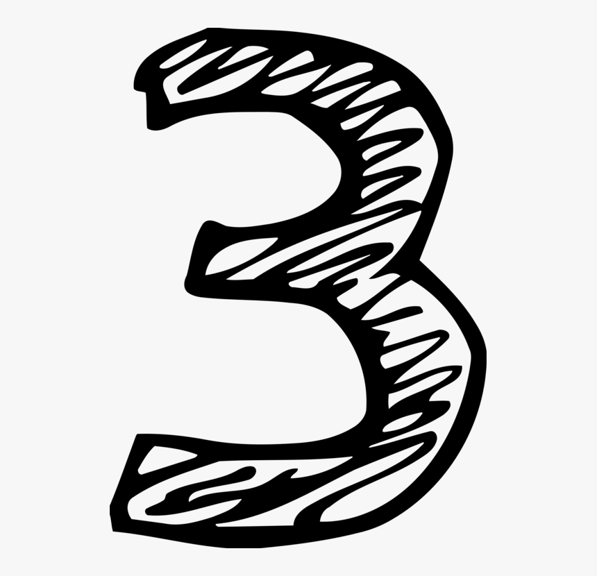 Plant,monochrome Photography,symbol - Angka 3, HD Png Download