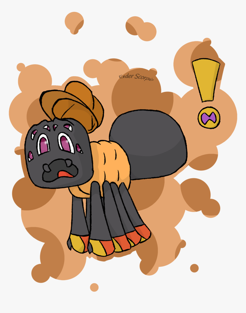 Mini Spider
the Biggest Spider But The Most Fearful - Cartoon, HD Png Download