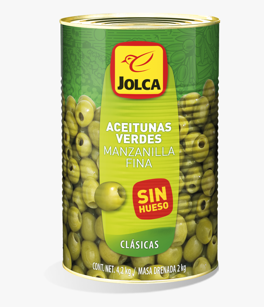 Manzanilla Sin Hueso Lata - Jolca, HD Png Download