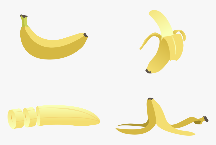 Banana Peel Banana Peel - Saba Banana, HD Png Download