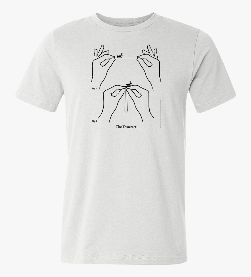 Tesseract T-shirt Black Ink - Walrus, HD Png Download