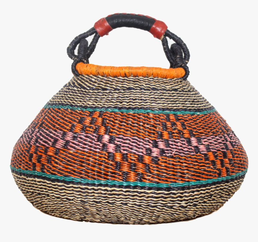 Medium, African Basket, Bolga Basket, Pot Basket, Storage, - African Traditional Baskets, HD Png Download
