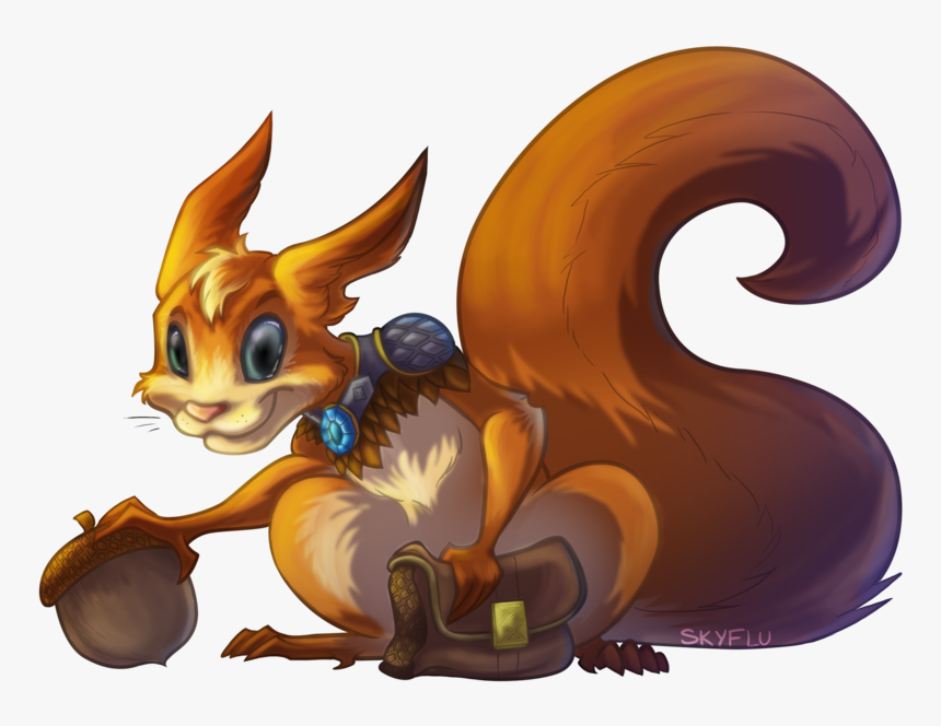 Smite Ratatoskr Art , Png Download - Smite Ratatoskr Art, Transparent Png
