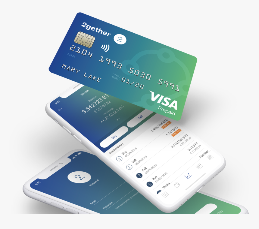 2gether Visa Debit Card Allowing To Pay, HD Png Download