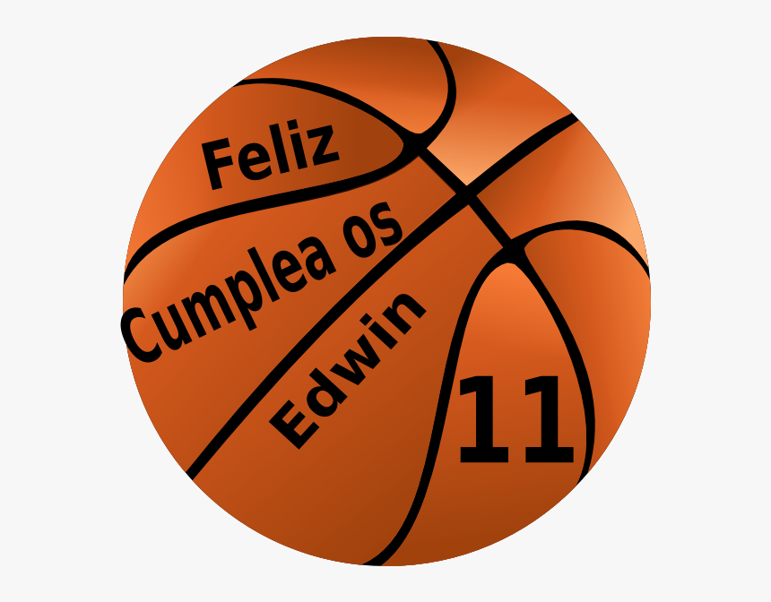 Basketball Birthday Clipart - Basketball And Soccer, HD Png Download