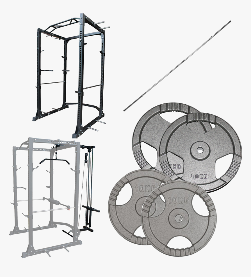 Powertec Squat Rack Lat Attachment, HD Png Download