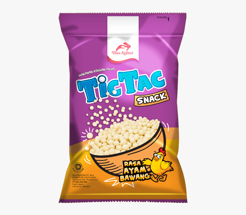 Tic Tac Snacks 90gr - Tic Tac Dua Kelinci, HD Png Download