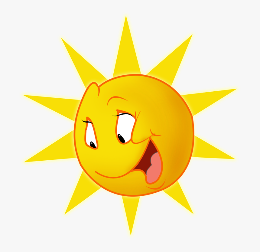 Clipart Infantil Png - Funny Sun Png, Transparent Png
