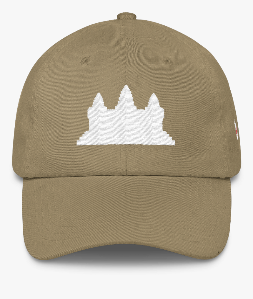 Classic Dad Hat/cap White Angkor Wat - Angkor Wat Khmer Logo Png, Transparent Png