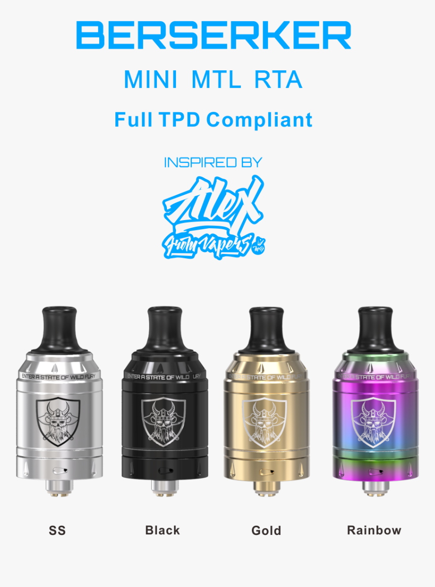 Vandy Vape Berserker Mini Mtl Rta, HD Png Download