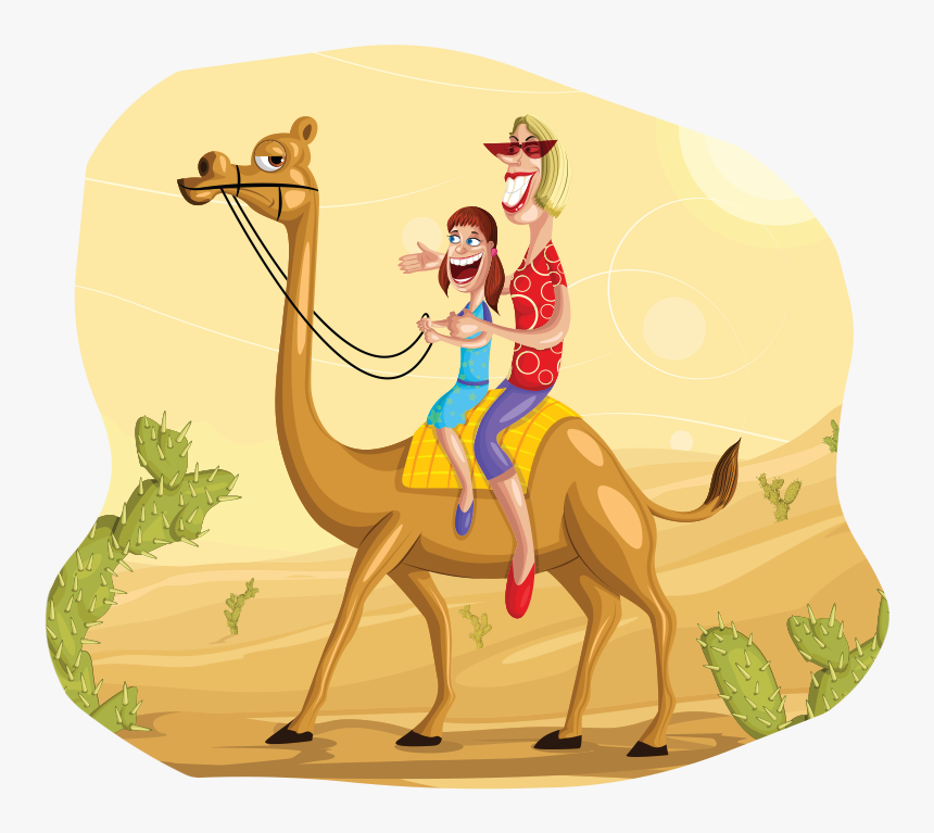 White Knights, Princesses, Ponies And Camels - Illustration, HD Png Download