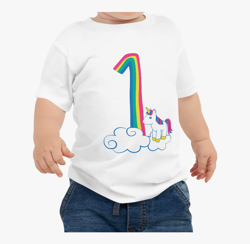 The Cutest Rainbow Unicorn First Birthday Shirt There - Camisas De Baby Shark, HD Png Download