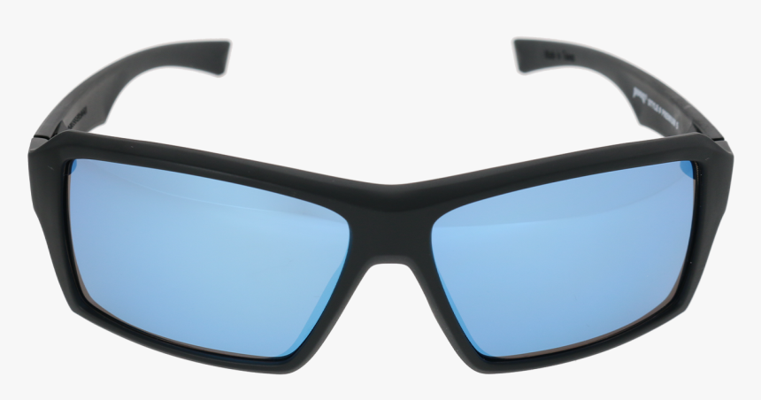 Matte Black Frame Matte Black-blue Stripe Pattern Ice - Sunglasses, HD Png Download