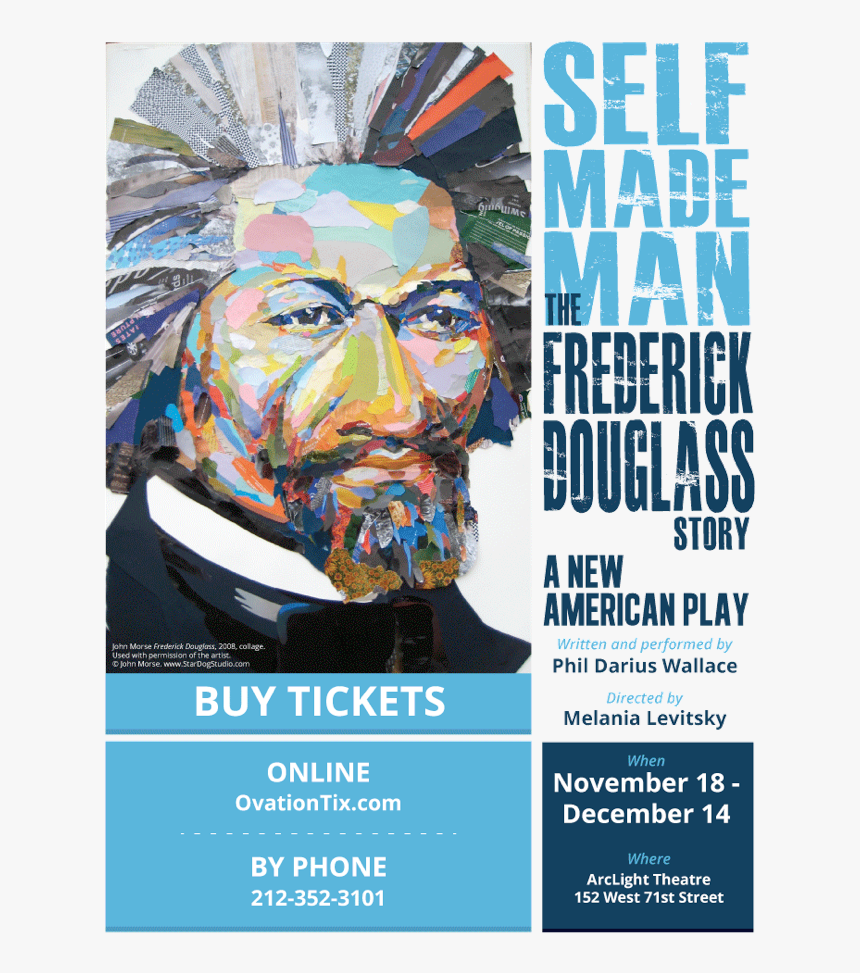 Colorful Frederick Douglass Painting, HD Png Download