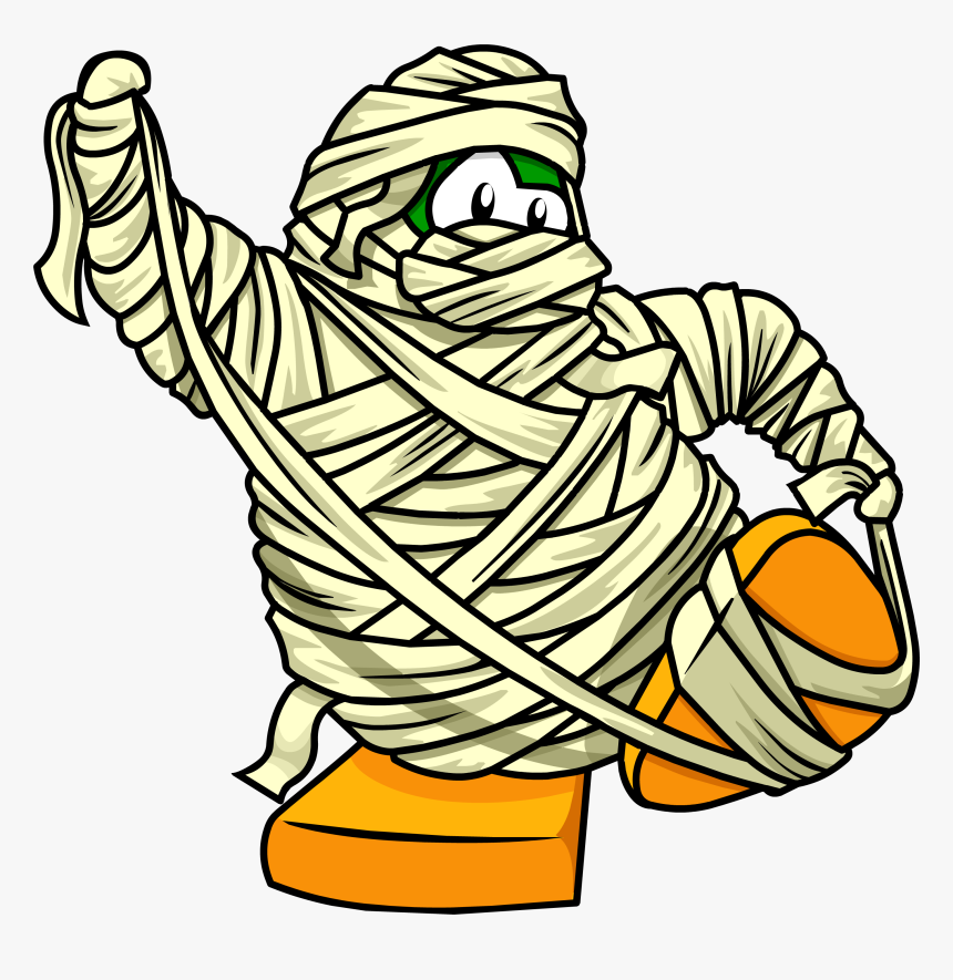 Club Puffle Rewritten Wiki - Club Penguin Mummy Png, Transparent Png