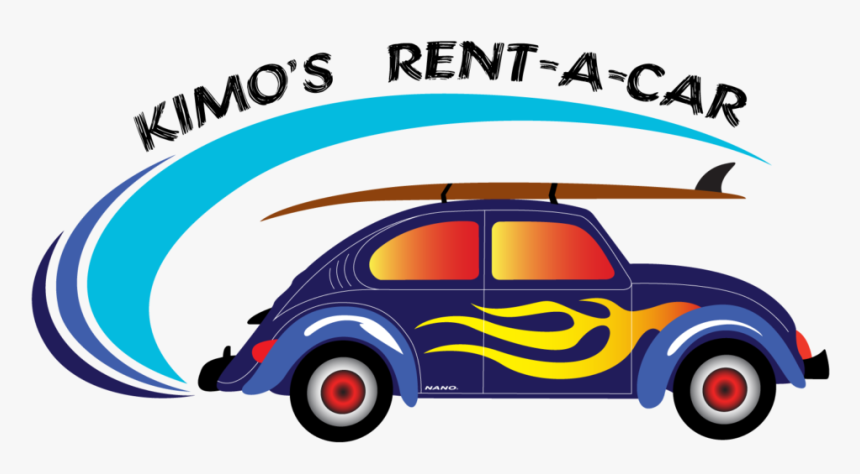 Kimos Rent A Car Maui - Antique Car, HD Png Download