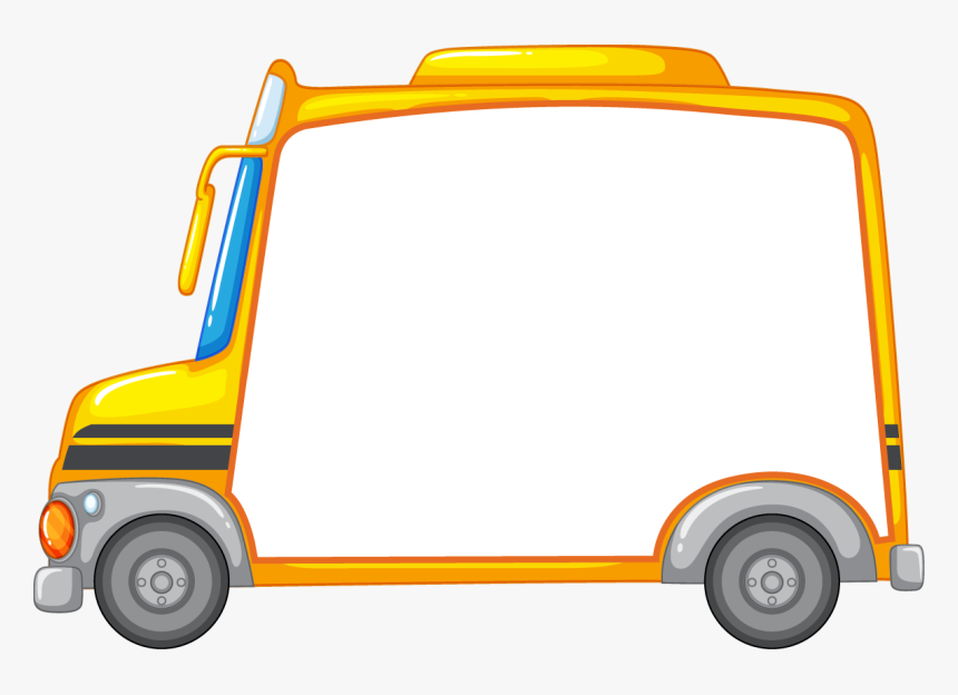 Cute Cartoon Car 1181*803 Transprent Png Free Download - Light Commercial Vehicle, Transparent Png