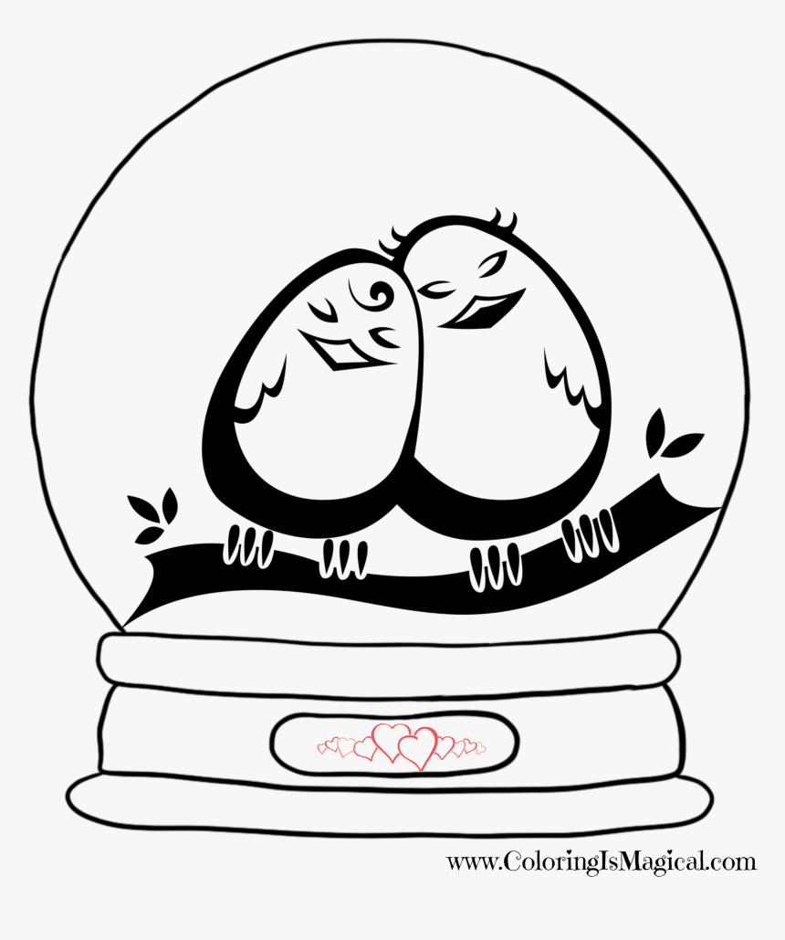 Transparent Snow Globe Png - Love Clipart, Png Download