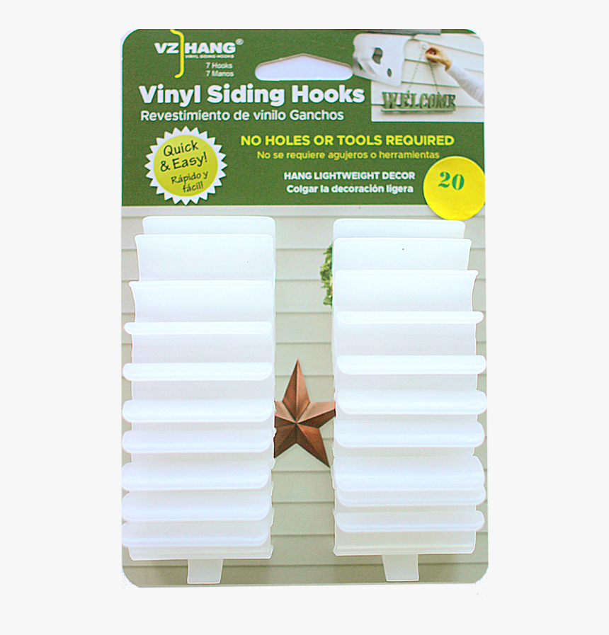 Vz Hang Vinyl Siding Hooks 20 Pack, HD Png Download
