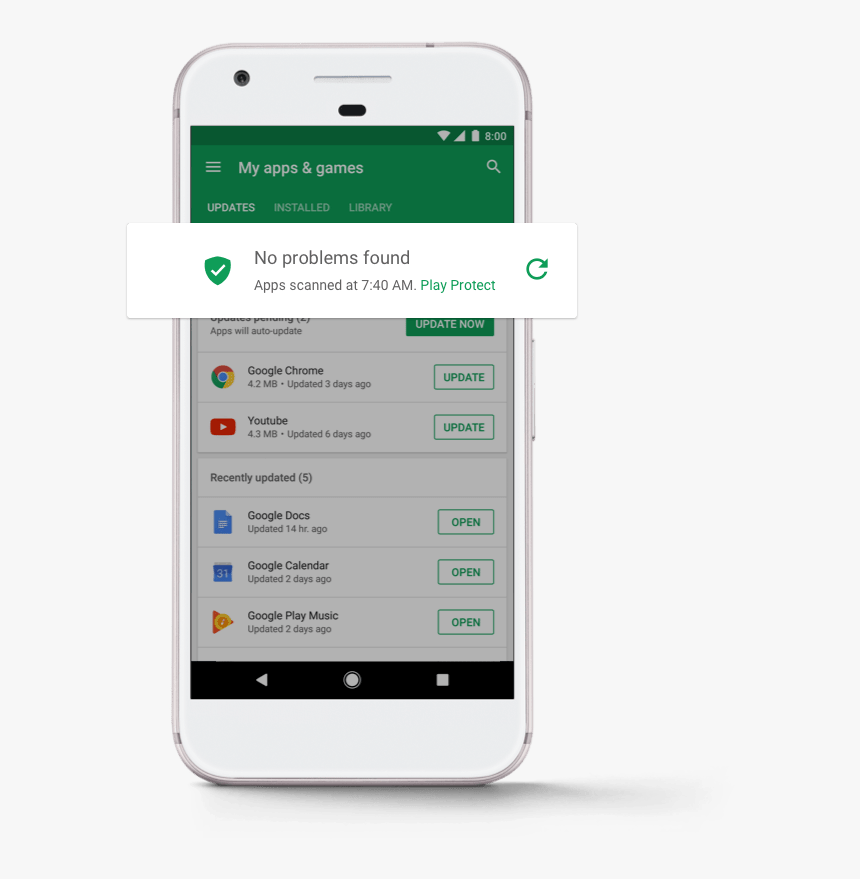 Google Play Protect - Google Play Protect Android, HD Png Download