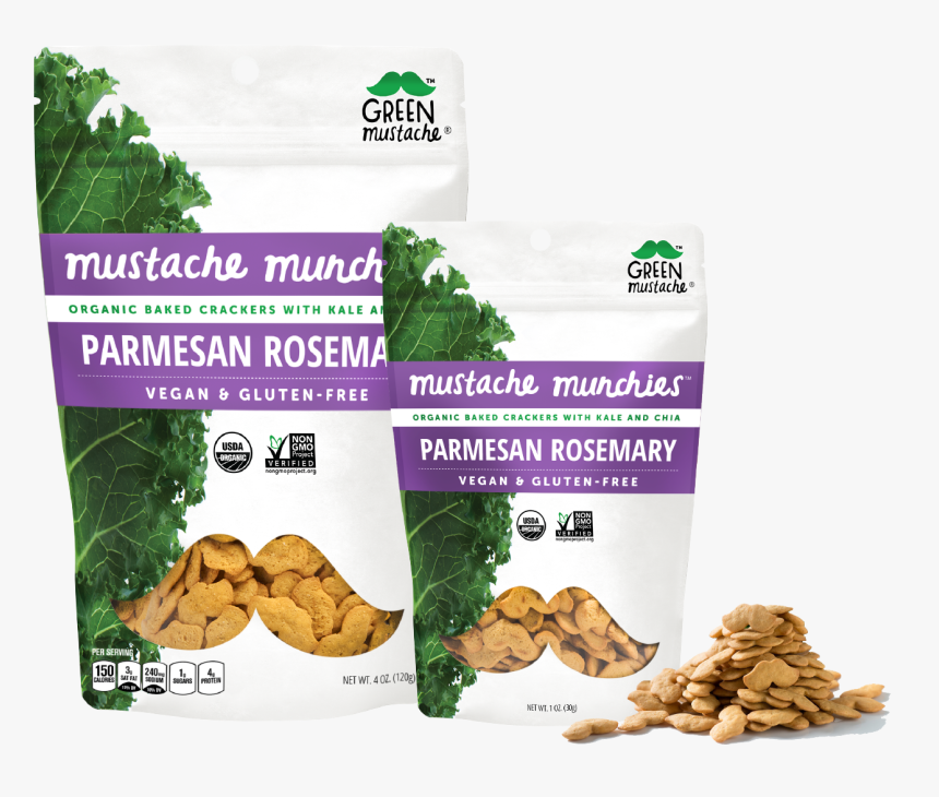 Healthy Snacks Png Free - Green Mustache, Transparent Png