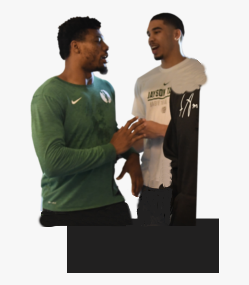 Jayson Tatum And Marcus Smart 
 Data Src Https - Poster, HD Png Download