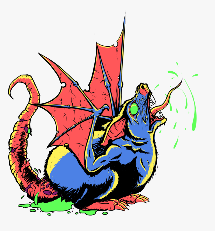 Rat 2 - Illustration, HD Png Download